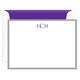 Essential Border Monogram Flat Note Cards Image 3 of 6